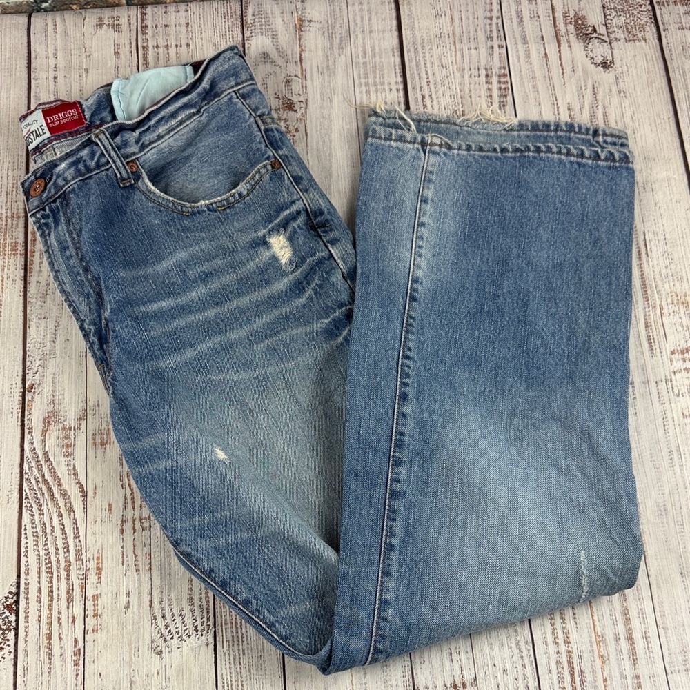 Aeropostale "DRIGGS" Slim bootcut blue jeans  Size 36 X 34 - Picture 8 of 12